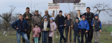 В Арцизькому районі лісгосп та громадськість за один день висадили 600 дерев