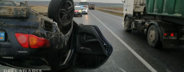 Семья из Молдовы попала в ДТП в Арцизском районе