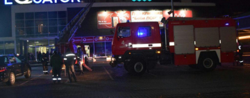 В торговом центре Одессы произошёл пожар