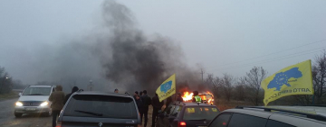 Автоледи сожгла 