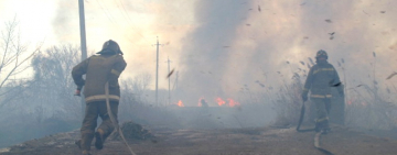 23 января. И снова масштабный пожар в экосистемах Одесской области: ликвидация пожара продолжается.
