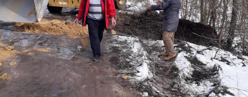 СВОИМИ СИЛАМИ: ремонт дороги  в Прямобалке Арцизского района