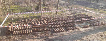 ЭХО ВОЙНЫ: в лесах Одесской области нашли почти 400 боеприпасов времён Второй мировой