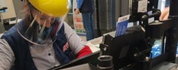 ФОТО ДНЯ: в одесском магазине беспрецедентные меры безопасности 