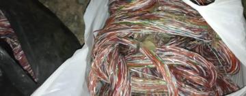 Восемьсот метров за месяц: в Измаиле полицейские на горячем задержали мужчину, которого уже 16 раз задерживали за воровство кабеля