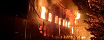 Ночной пожар в одесском монастыре. Скорее всего - умышленный поджог