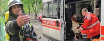 Одеса: рятувальники ДСНС врятували 5-х людей під час пожежі