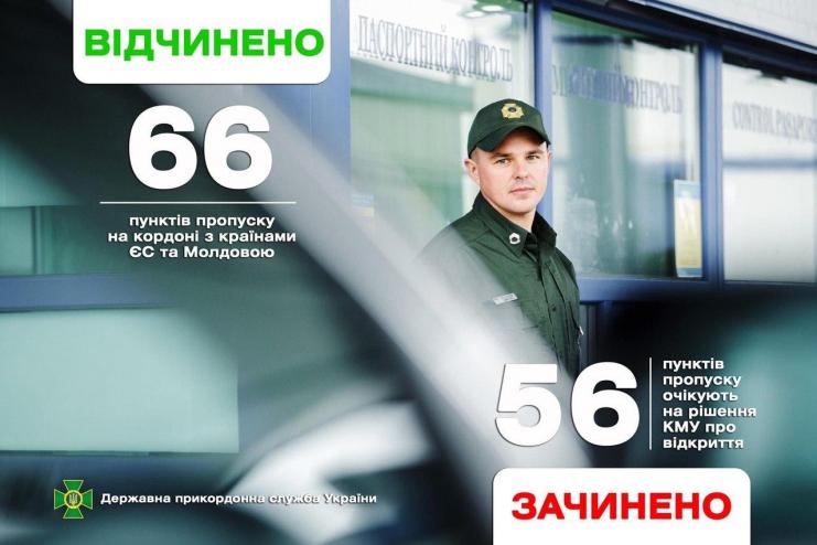 В Одесской области открыли четыре пограничных пункта пропуска