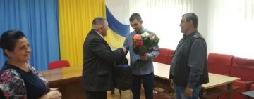 В Вилковской ОТГ торжественно провели в ряды Вооруженных сил Украины вилковчанина