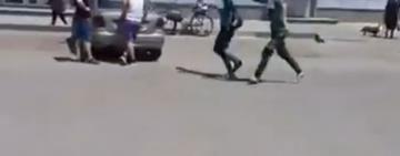 В Запорожской области местные жители устроили самосуд над ворами (видео)