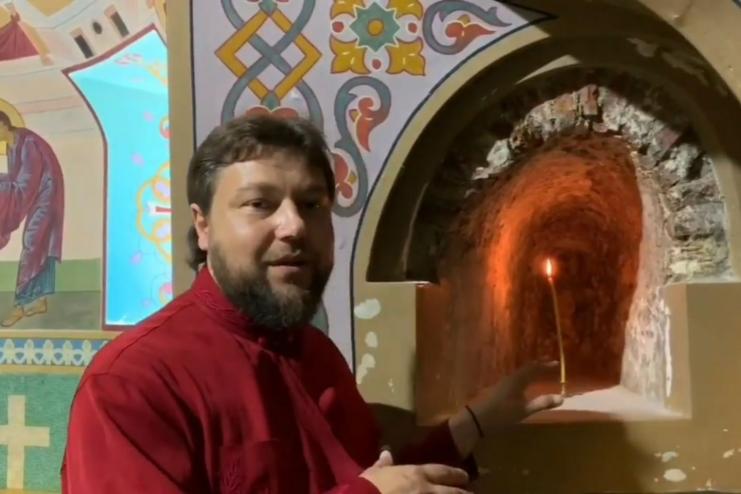  Настоятель уникального Свято-Николаевского храма Килии, показал возможный подземный ход в Румынию (видео)