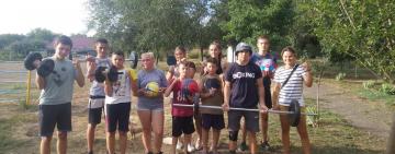 Благодарность Долиновскому сельсовету от боксёров за вклад в развитие спорта 