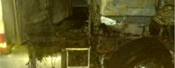 Ночной пожар: в Татарбунарах горел грузовик