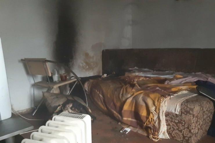 Курил в постели: в Измаиле при пожаре погиб мужчина