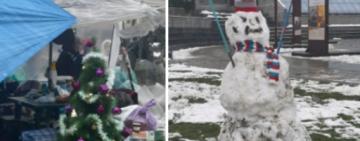 ФОПи на Майдані вже прикрасили ялинку 