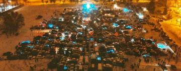 У Харкові зробили найбільшу автоялинку і встановили рекорд