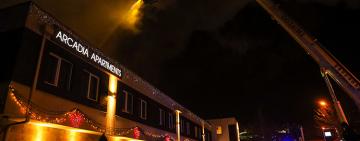 В частном отеле Одессы произошёл смертельный пожар: ликвидация возгорания продолжается