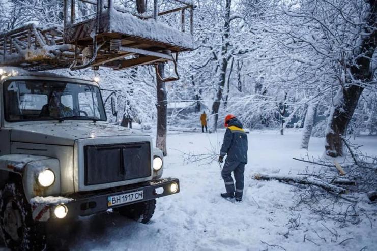 В Одесской области 74 населенных пункта остаются обесточенными