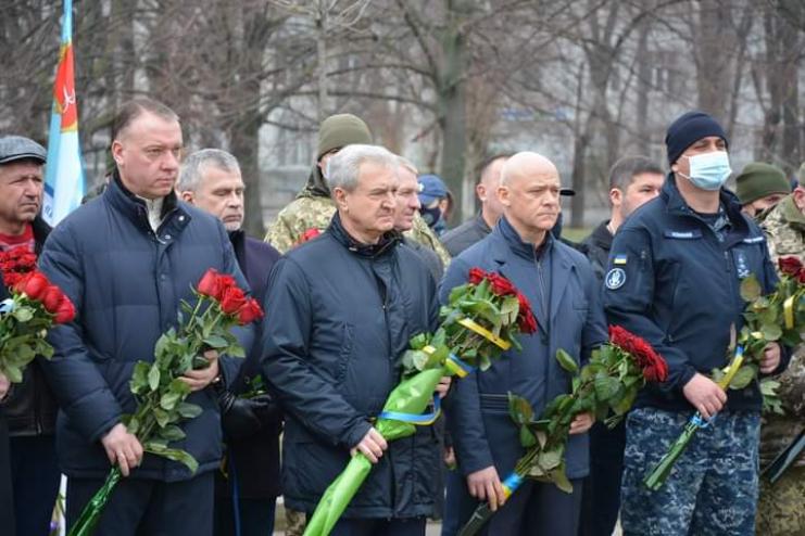 Одесситы почтили память украинских добровольцев, погибших за свободу страны