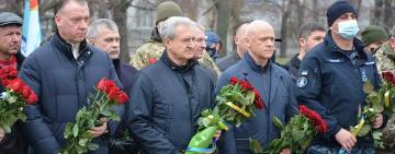 Одесситы почтили память украинских добровольцев, погибших за свободу страны