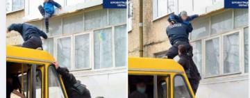 Патрульные и водитель маршрутки спасли малыша: не все герои носят плащи