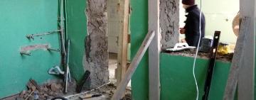 В Аккермане продолжается ремонт в городской больнице