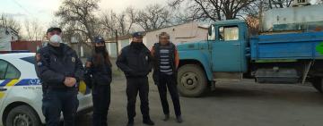 Одесские патрульные помогли оперативно доставить кислород в больницу 