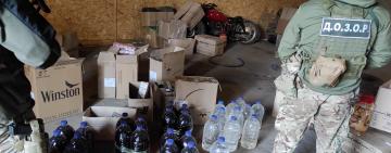В Ізмаїлі, Рені та Болграді виявлено алкоголь та цигарки без документів на 550 тисяч гривень