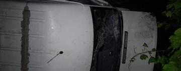 В Одесской области ночью перевернулся пассажирский автобус