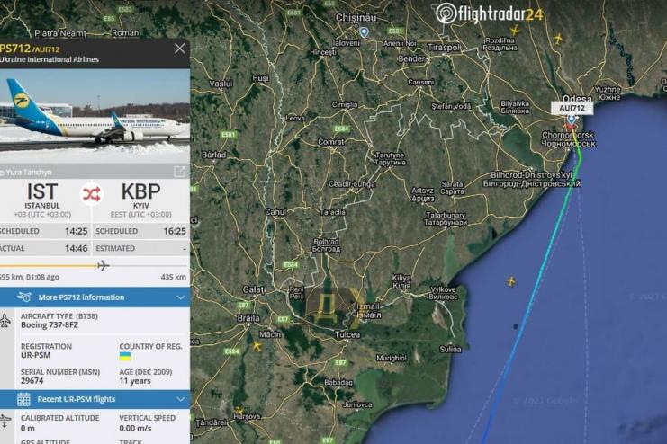 В аэропорту Одессы объявлена тревога из-за аварийной посадки Boeing 737 