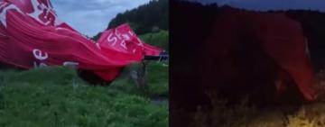 В результаті падіння повітряної кулі на Хмельниччині  загинув чоловік, четверо отримали травми