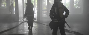 ПОЖАР В ИНСТИТУТЕ ИМЕНИ ФИЛАТОВА ТУШИЛИ 28 СПАСАТЕЛЕЙ