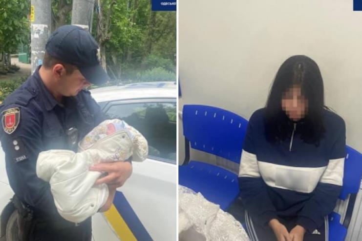 Едва держалась на ногах: в Одессе задержали вдрызг пьяную женщину с младенцем на руках