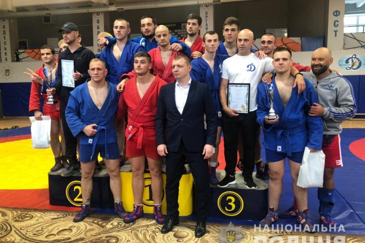 Збірна команда поліції Одещини виборола перемогу в змаганнях на першість з самбо