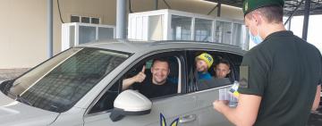 На матч Євро - 2020 вболівальники діставались через поромний пункт пропуску «Орлівка» та автомобільний – «Рені»