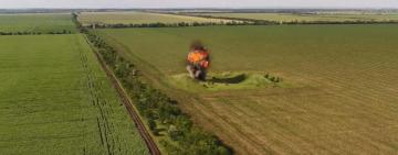 В Одесской области уничтожены боеприпасы, извлечённые из затонувшего судна возле Лебедёвки