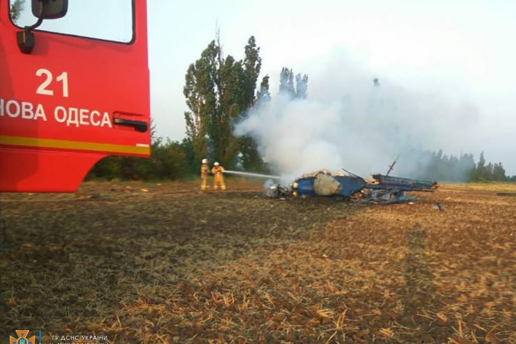 В Миколаївській області впав вертоліт Мі-2: загинули двоє людей