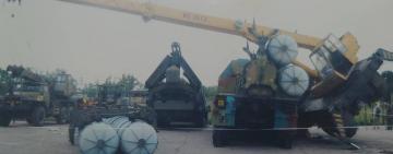 В Одесской области ГБР расследует падение автокрана с зенитными ракетами стоимостью 1,5 миллиона гривен