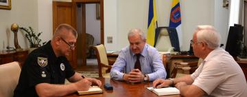 В Одеській ОДА відбулася робоча зустріч з  новим керівником поліції регіону