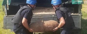 100-килограммовую авиабомбу обнаружили на огороде в Шабо