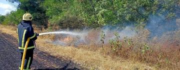 В Одесской области за минувшие сутки 19 раз горела сухая растительность на полях