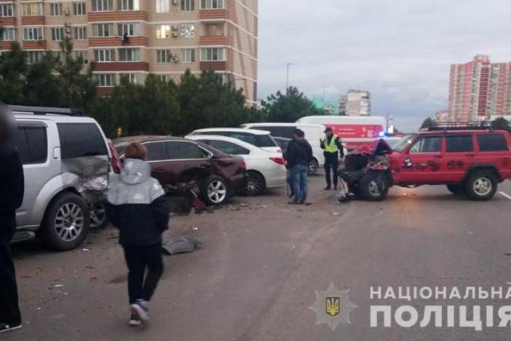 В Одеській області неповнолітній водій розбив 6 машин 
