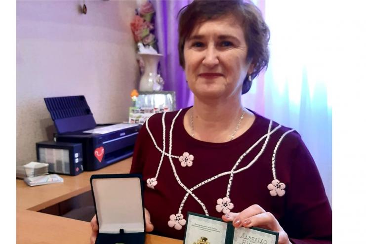 В.о. директора Арцизького ЦДЮТ отримала орден-відзнаку ім.Л.П.Манорик