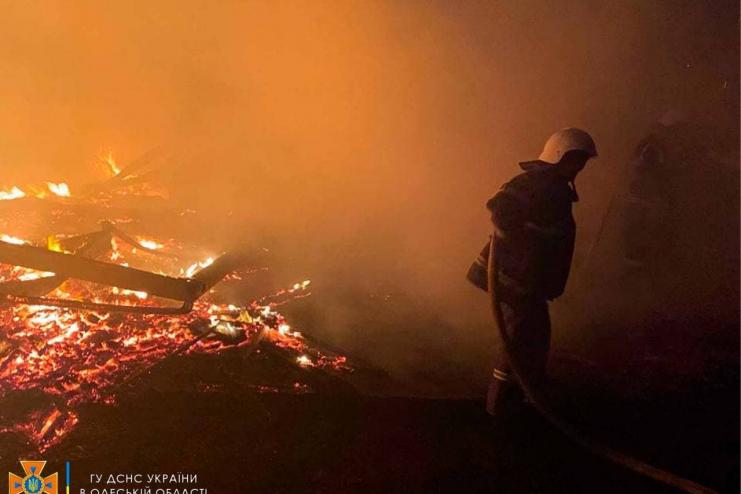 В Одесской области вновь горела база отдыха