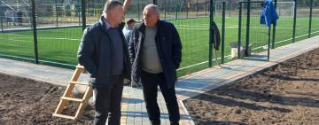 В Тарутинском УВК построен новый мини-стадион