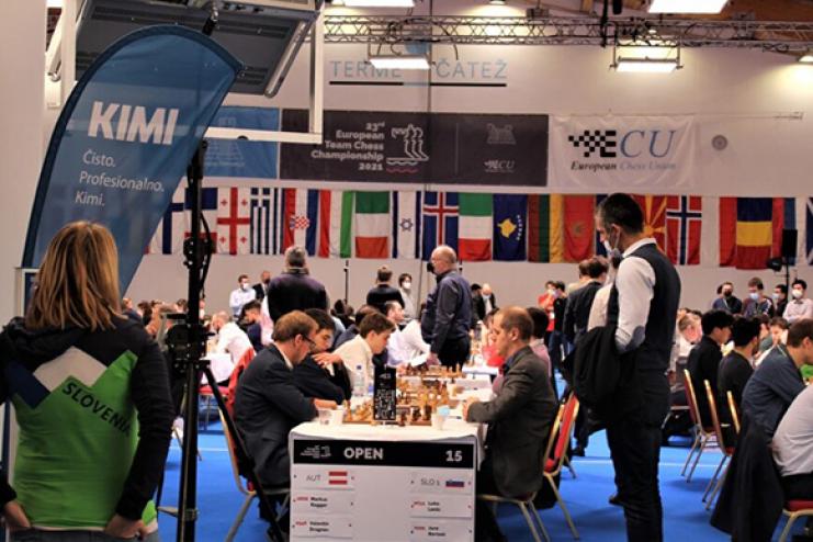 Мужская сборная Украины по шахматам выиграла чемпионат Европы