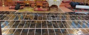 Теплый пол для церкви в Бородино