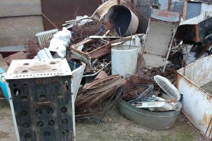 В Болградском районе ликвидирован нелегальный пункт приема металлолома