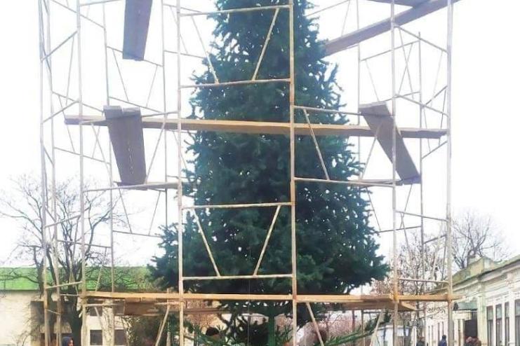 Сюрприз: главную елку Килии в этом году дополнят новыми украшениями