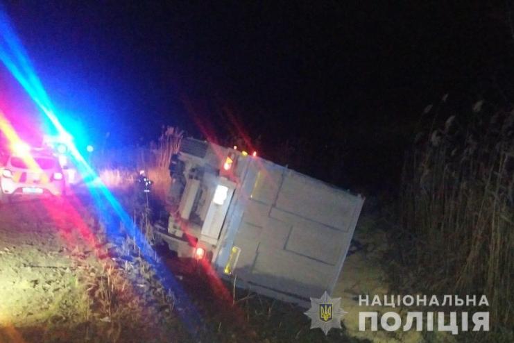 Смертельное ДТП на трассе Одесса-Рени: водитель фуры погиб на месте